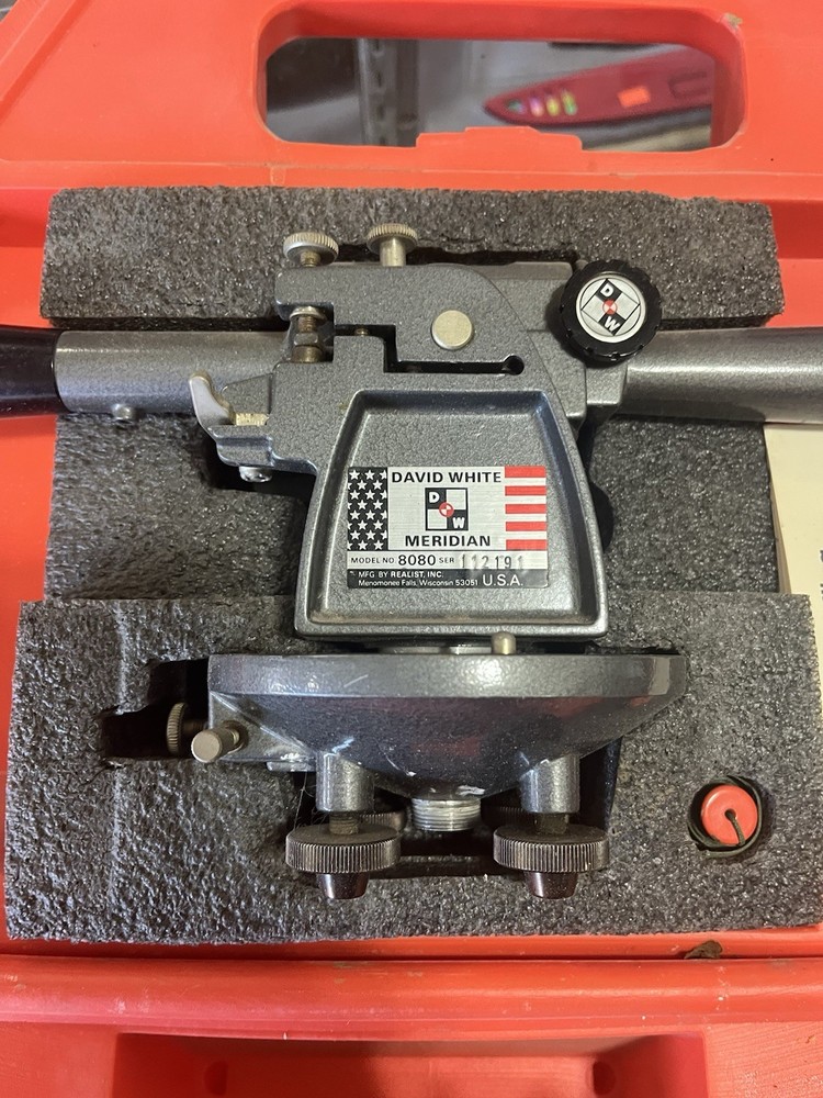 DAVID WHITE MERIDIAN MODEL 8090 Optical Transit Level SM37