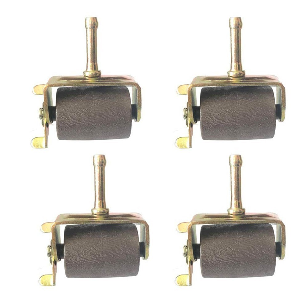 Socket Sleeve Insert Casters for Bed Frames Metal Stem 4 pcs 1400 lbs Load