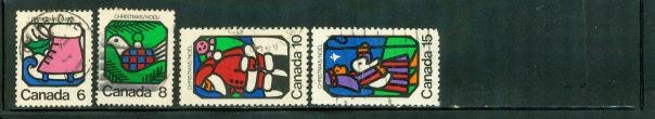 Canada Christmas , 4 stamps