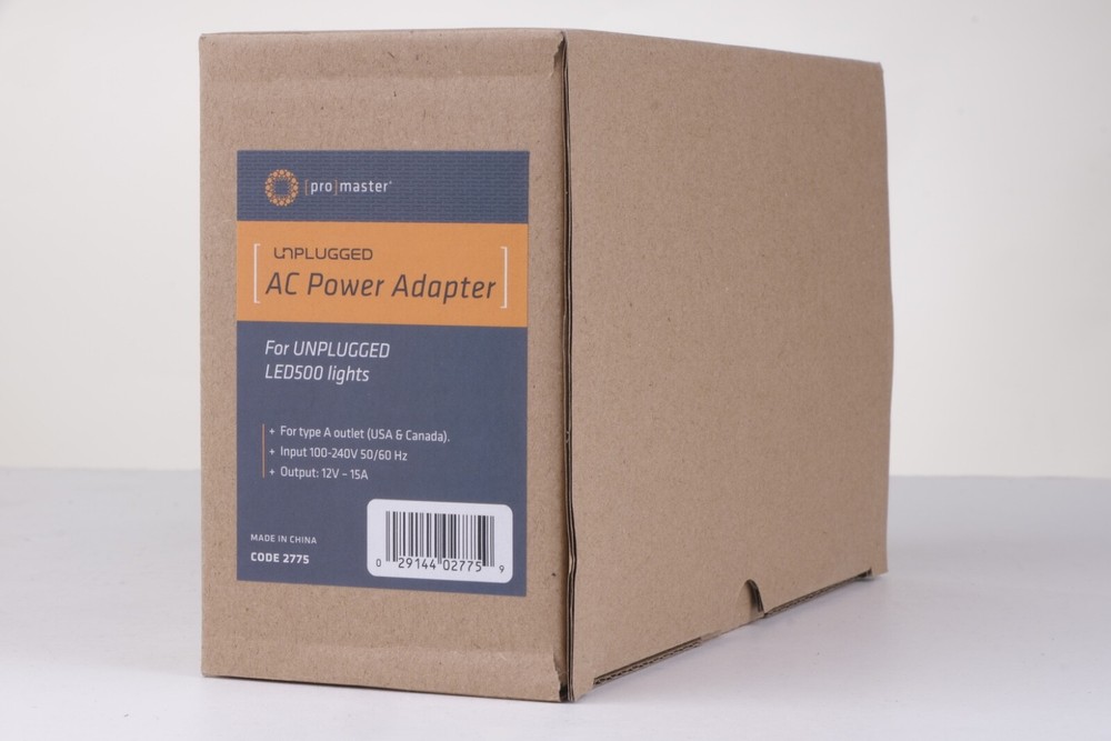 Promaster Unplugged AC Power Adapter for LED500 Lights