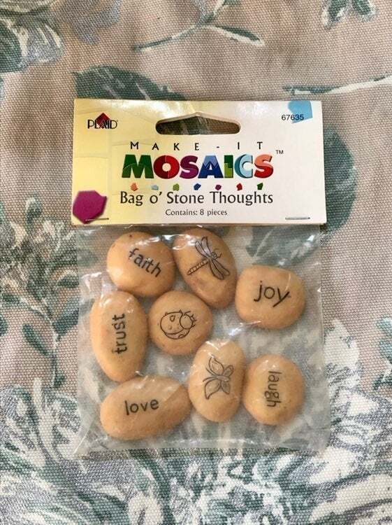 Mosaic Thought Stones Crafts