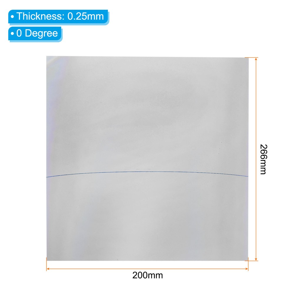2pcs 9.7"x12.9" Polarized Film Sheet Adhesive Polarizer Linear Polarizing Filter