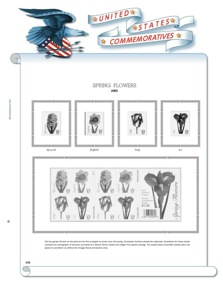 2005 U.S. Commemorative Singles COMPLETE Supplement (White Ace Alternative)