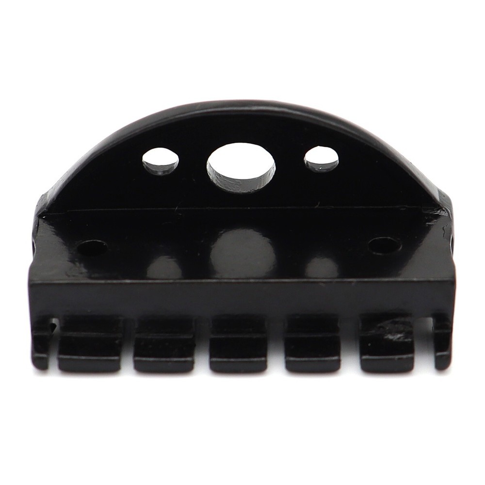 6 Strings Metal 42mm Headless Electric Guitar String Nut with Screw Black