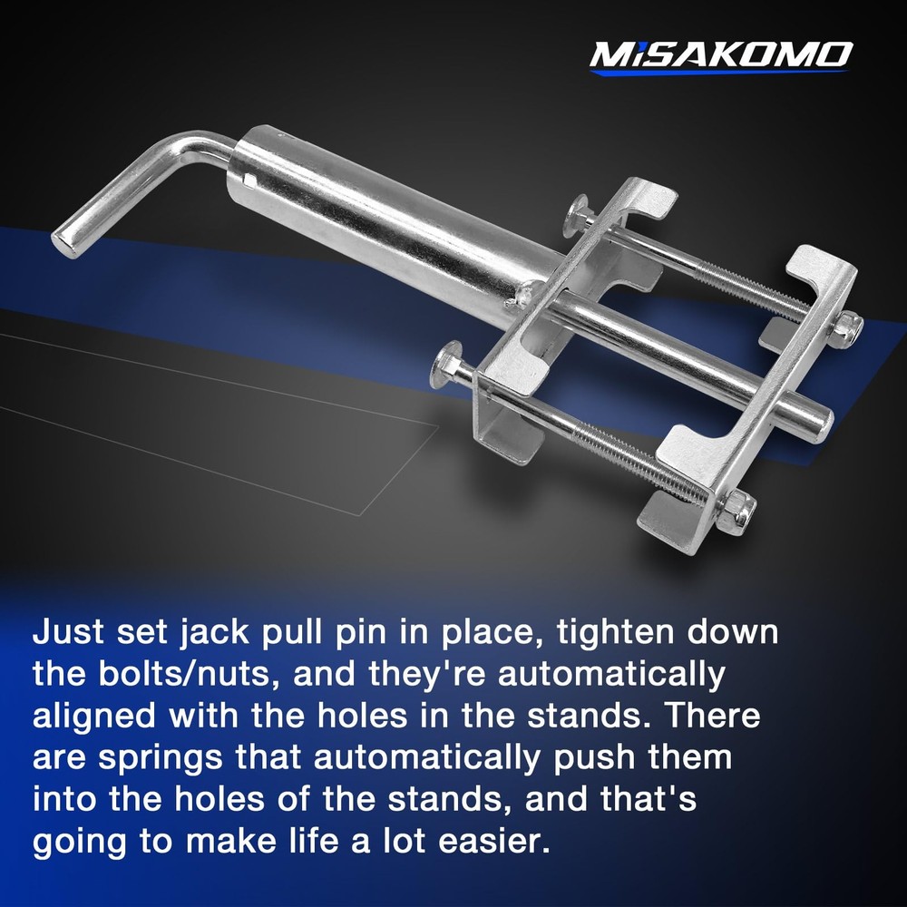 Fifth Wheel Landing Gear 3/8" Pin Quick Jack Spring Loaded Release Pull Pin for