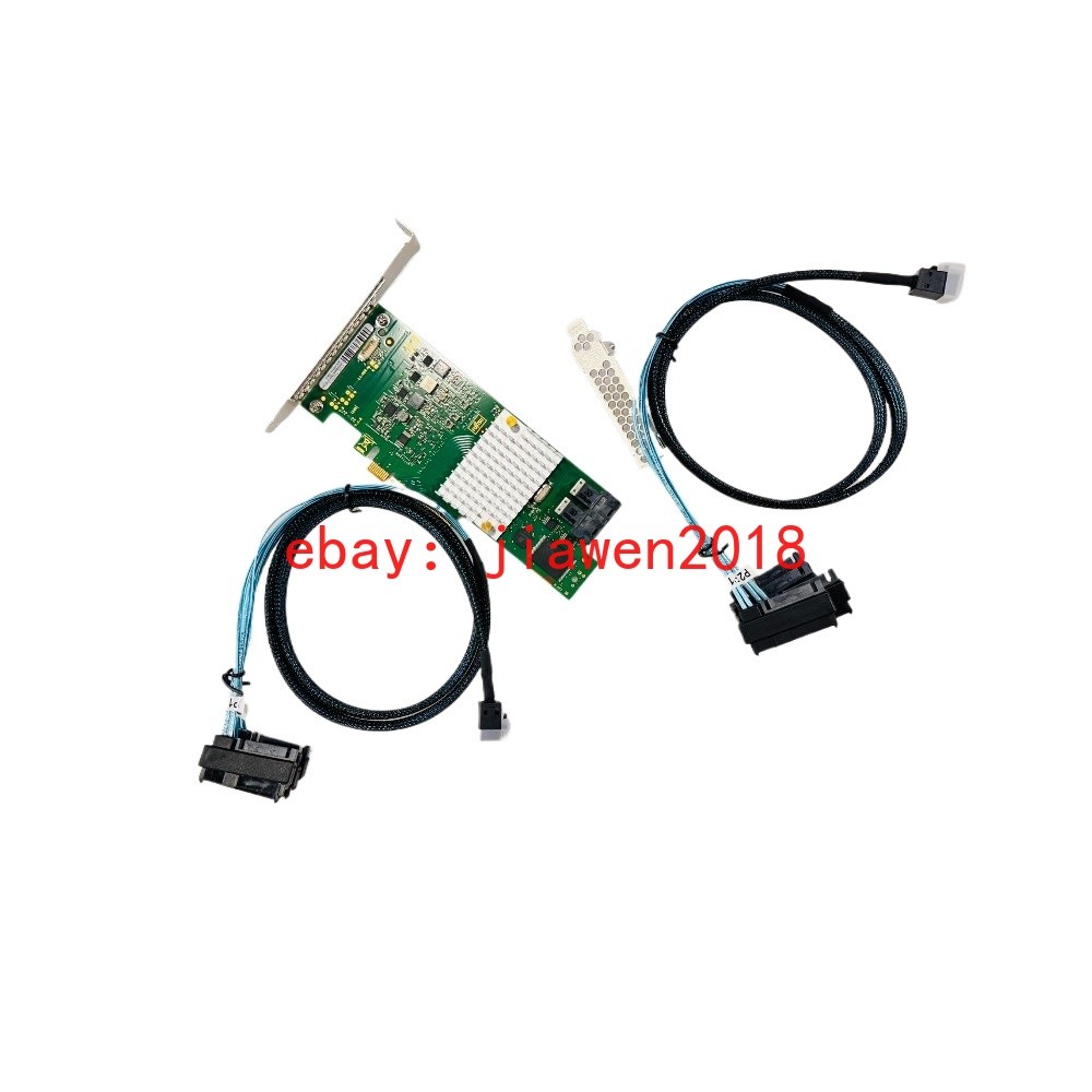 9300-8I LSI 3008 12G HBA IT Mode ZFS FreeNAS unRAID+2*SFF-8482 SAS SATA Cable US
