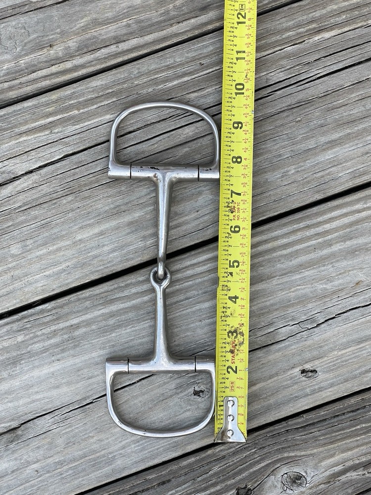 Horse Snaffle Smooth 3/8 D-ring Bit