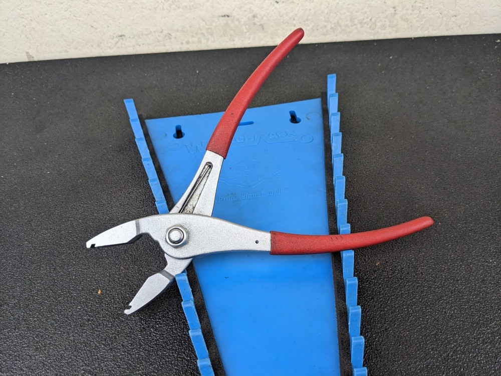 #bn867 Mac Tools Multi Direction Hose Clamp Pliers SD1118 Spring Loaded Red