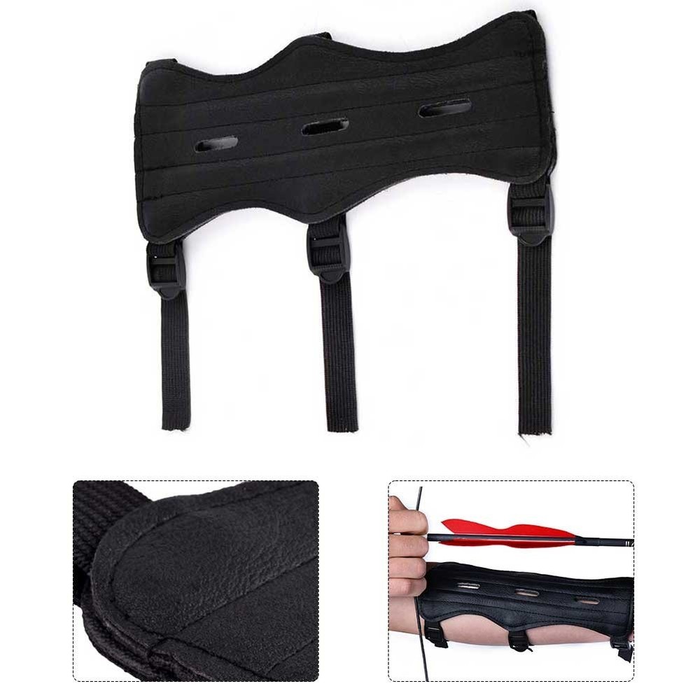 Practical Arm Guard Guard Forearm Leather Long-term Training 22*8*0.3cm