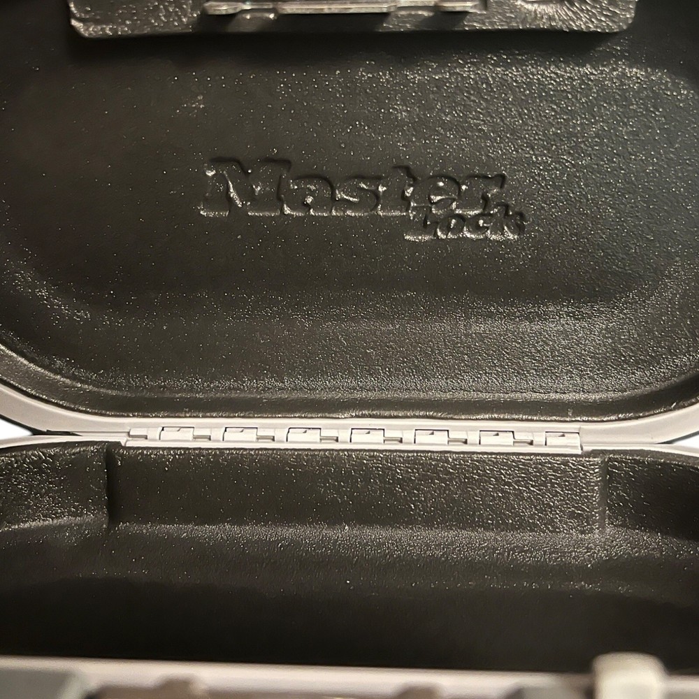 Master Lock Portable Personal Safe | Small Travel Lockbox | Combination Lock