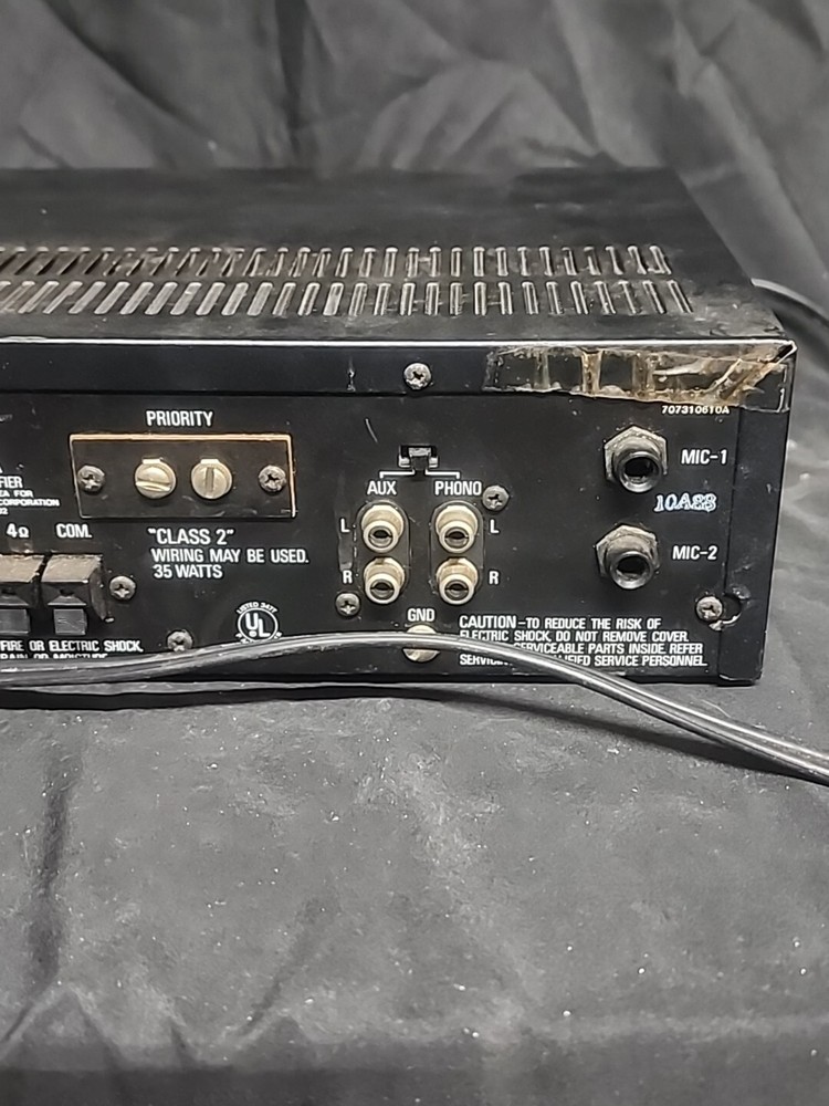 Realistic MPA-40 35 Watt P.A Amplifier - TESTED & WORKING