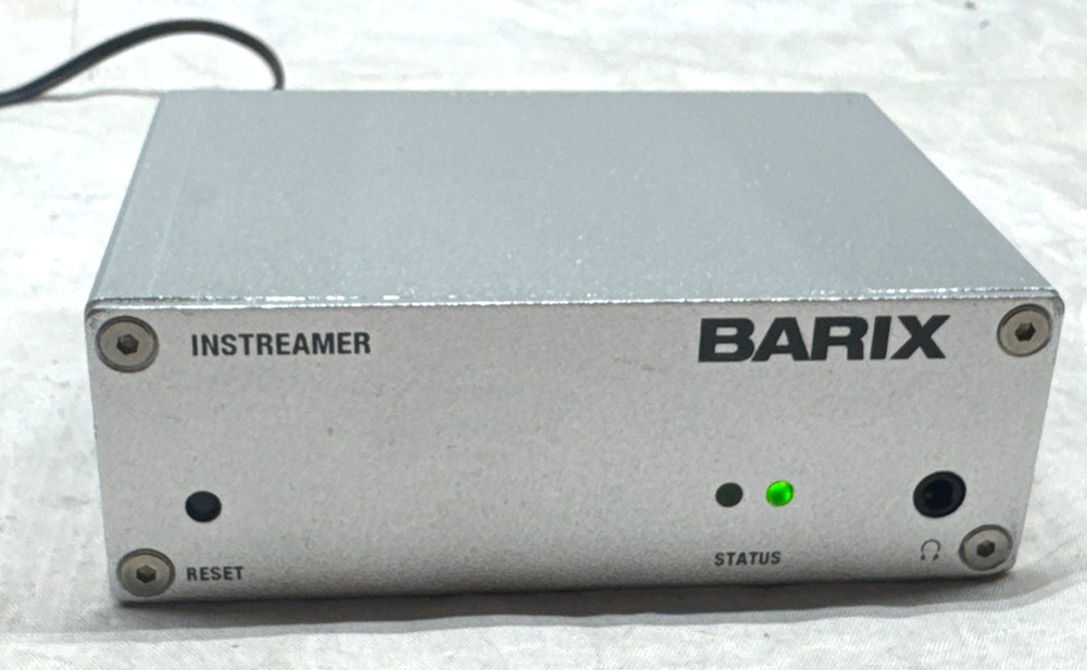 Barix Instreamer Network IP Audio Encoder