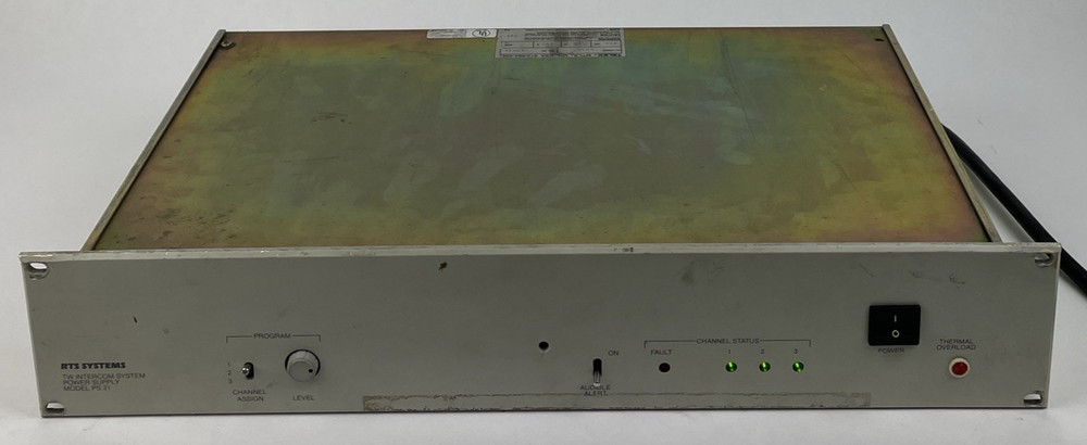 PS 31 TELEX RTS SYSTEMS TW INTERCOM SYSTEM Rackmount POWER SUPPLY MODEL : PS31