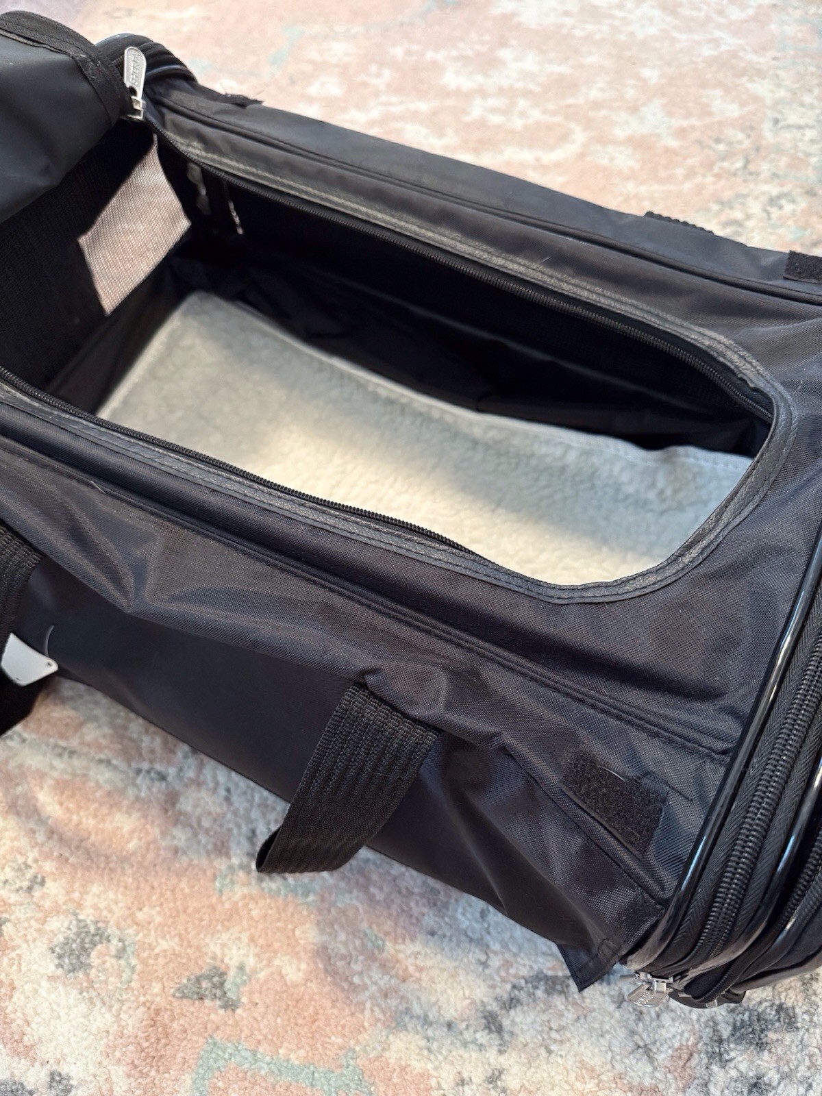 Sherpa Ultimate On Wheels Pet Carrier Airline Approved, Used One Time! Clean!