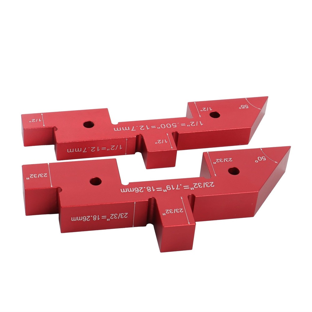 14 Pcs Setup Blocks Woodworking Precision Aluminum Router Table Setup Bars
