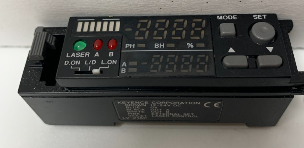 Keyence LV-21AP Digital Laser Sensor 12-24, VDC