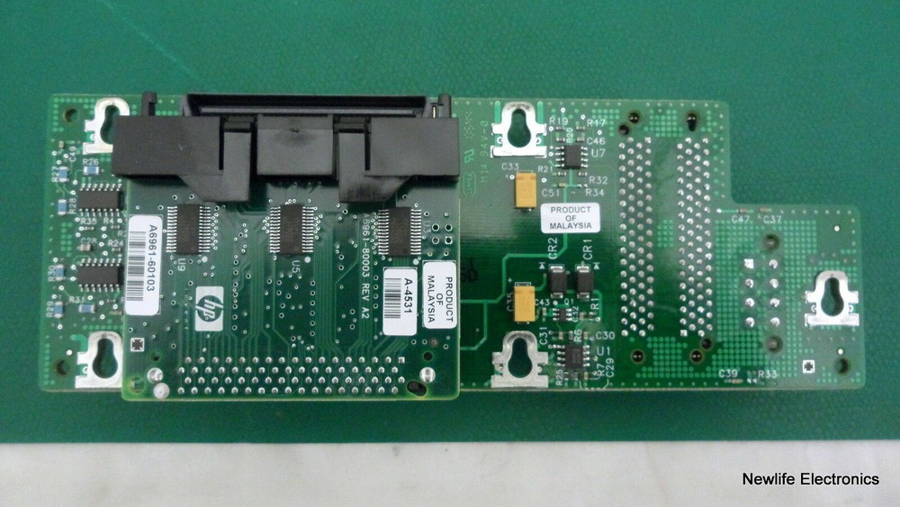 HP A6961-04075 SCSI Backplane w/ Management Board