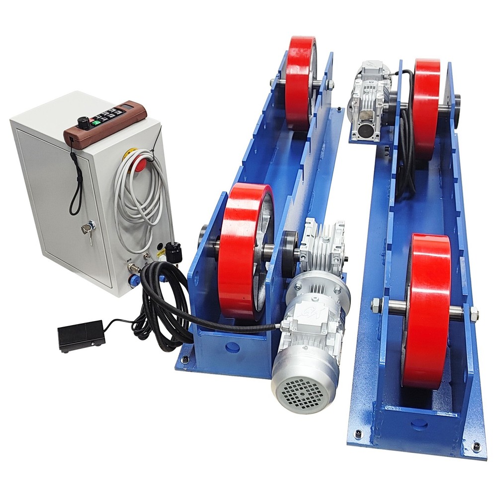 220V 3T Dual Motor Drive Remote Control Adjustable Welding Turning Roller Table
