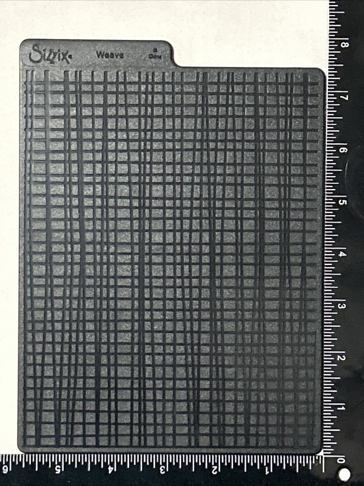 Sizzix Distressed & Weave Texture Plate Embossing