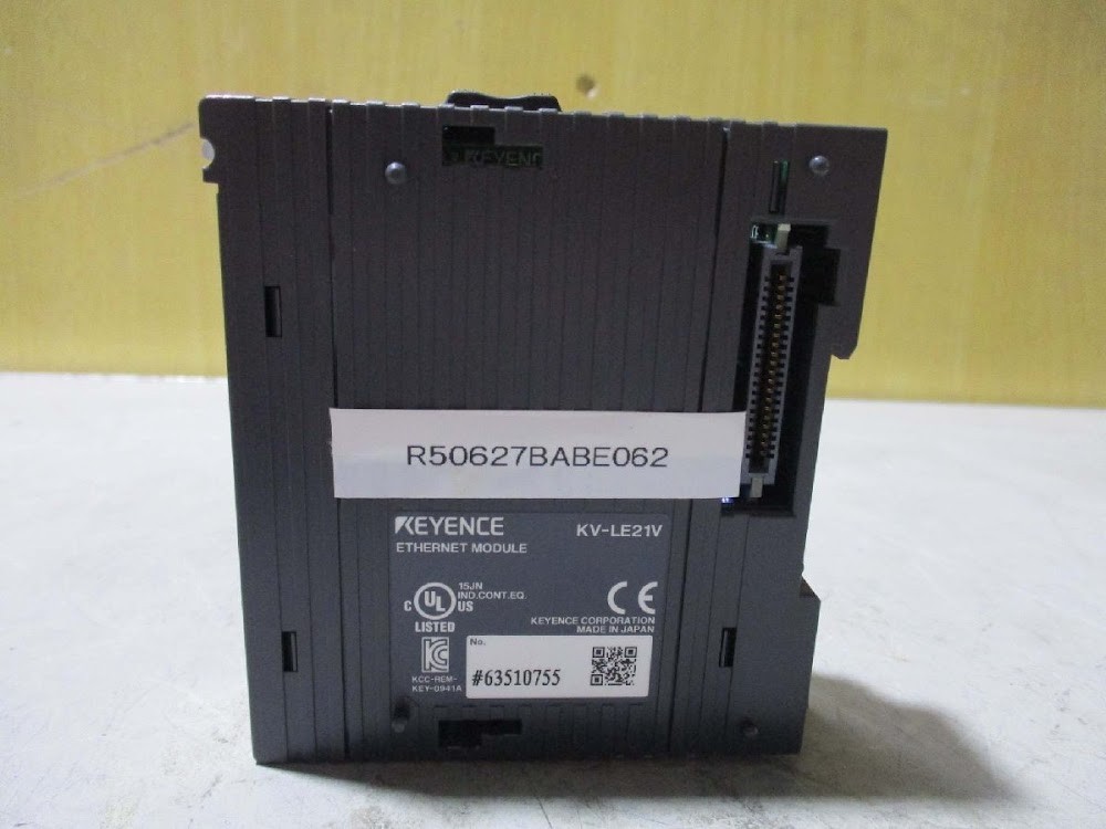 KEYENCE KV-LE21V Ethernet Unit Controller PLC Module USED