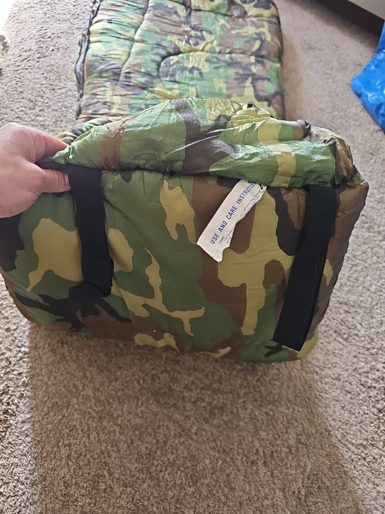 Woodland BDU Camo Sleeping Bag