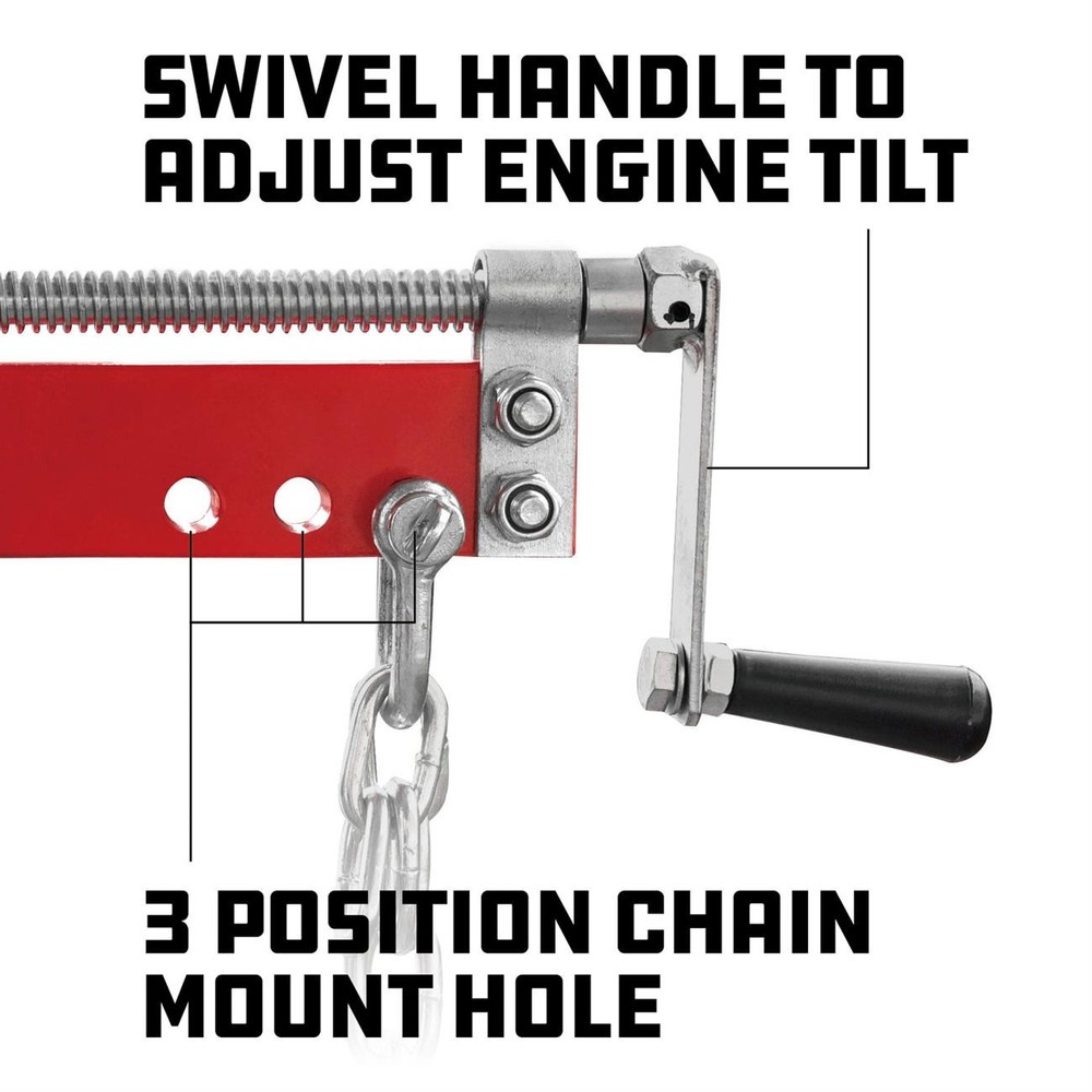 Engine Lever, Four Point Mount, 1,500 Lb and SBC Engine Stand