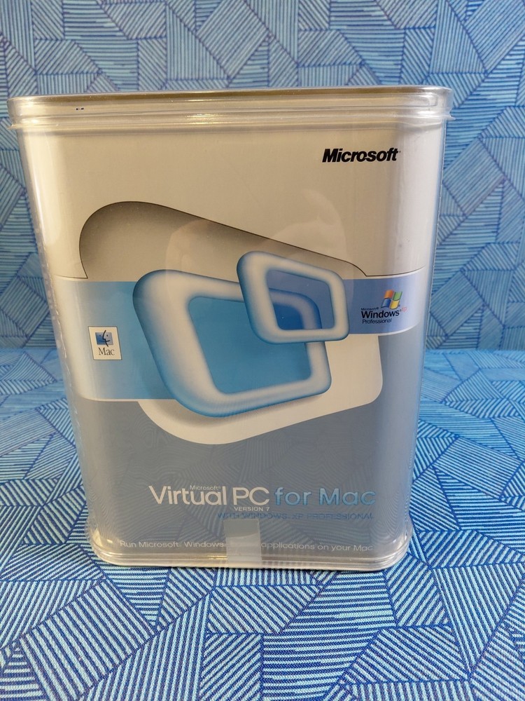 GENUINE Microsoft Virtual PC for MAC Version 7 with Windows XP Professional