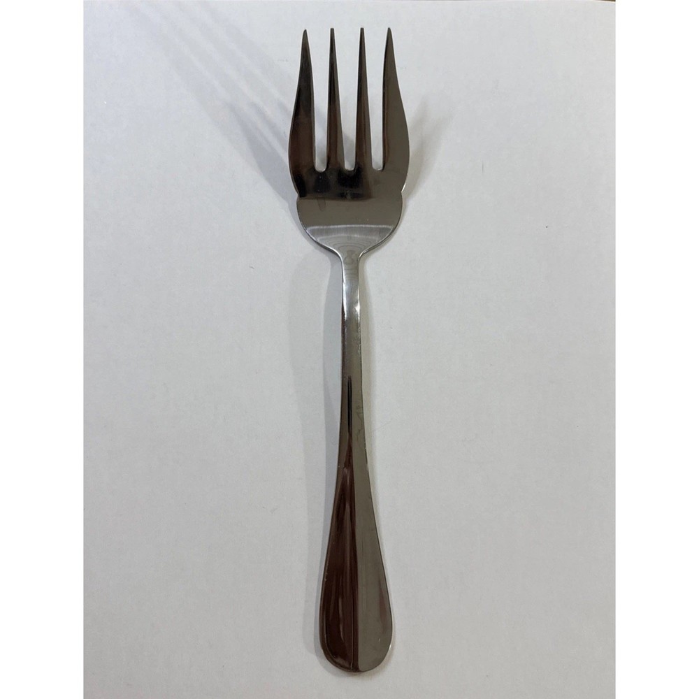 Pfaltzgraff Simplicity Flatware 18/10 Stainless Serving Meat Fork 8.75”