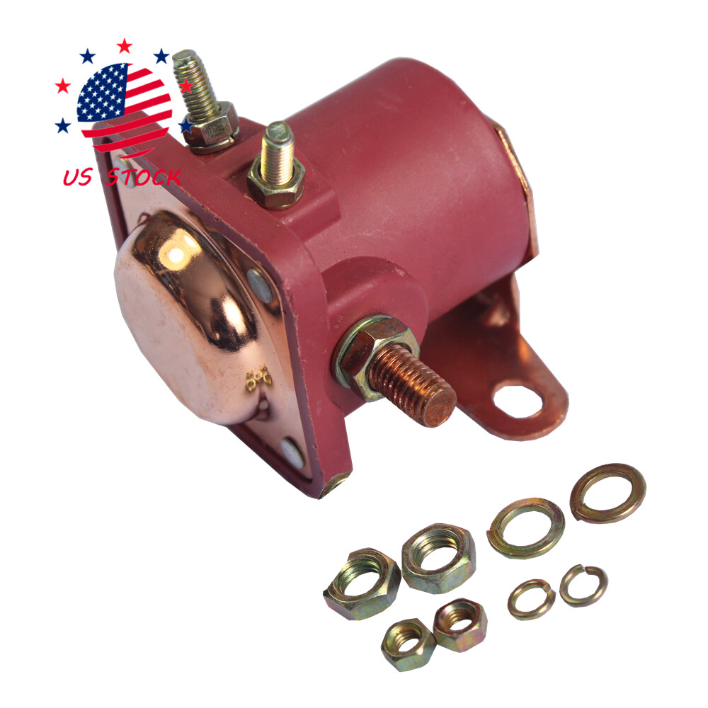 12V Heavy Duty Solenoid Relay Red Fits For Ford Starter Car Truck SW3 SNL135