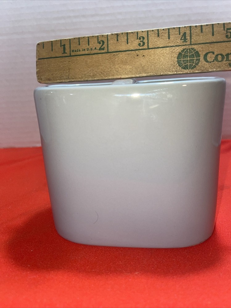 Mainstays Basic Ceramic Toothbrush Holder-Light Gray- Estate Find