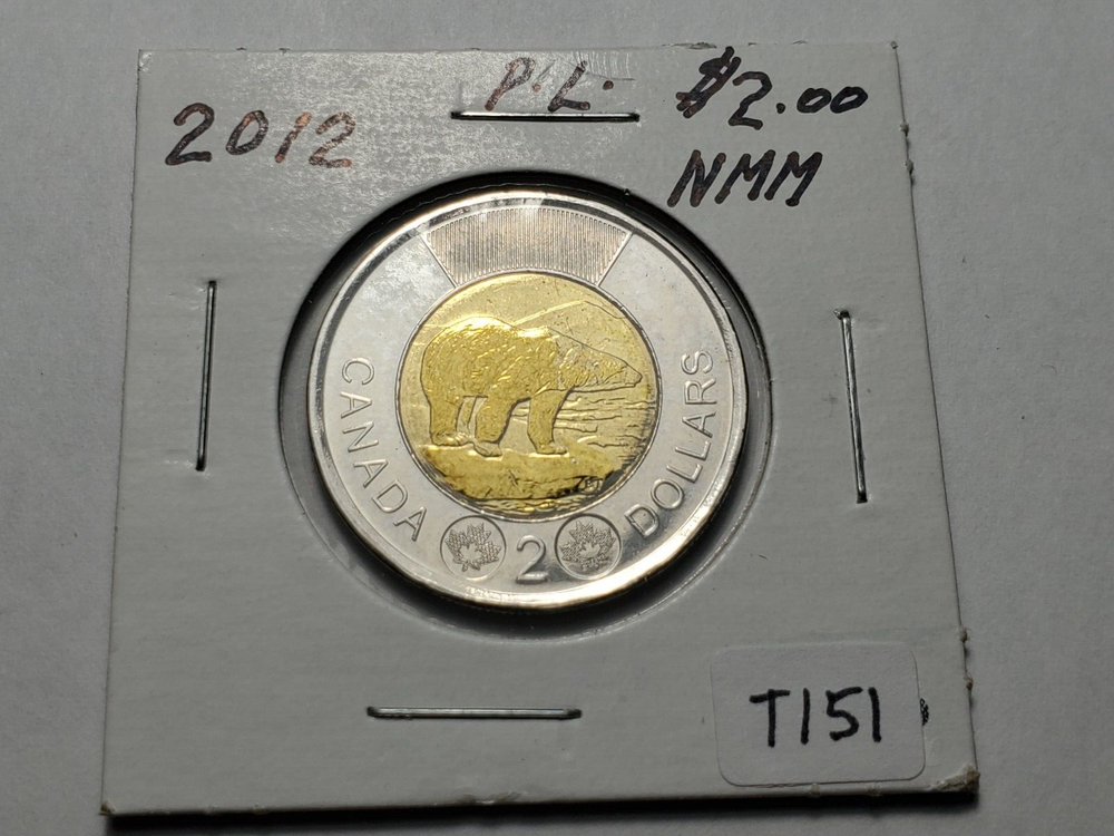 2012 CANADA PL Two Dollar Security Toonie Coin T151