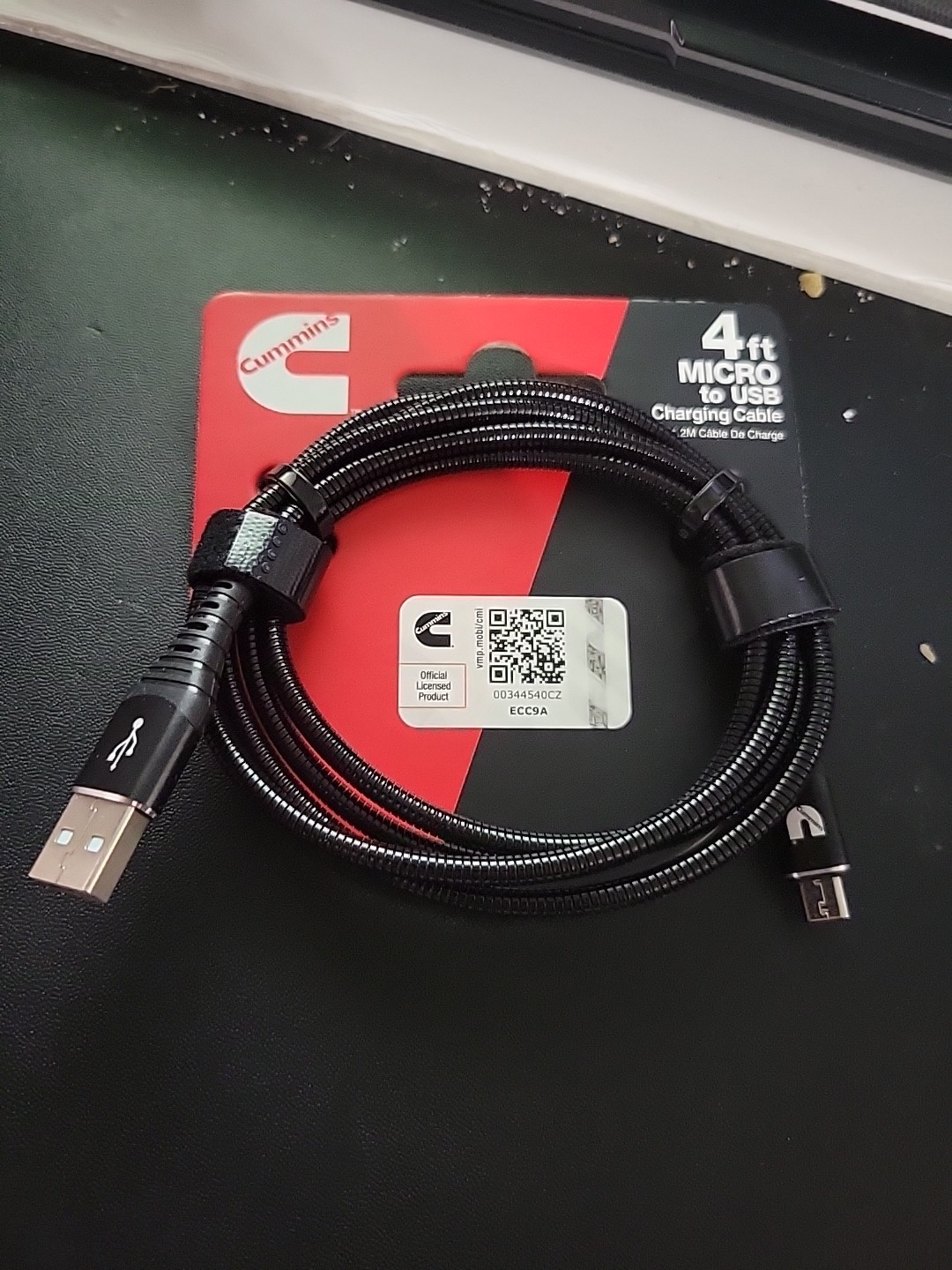 CMN4714 Usb C Certified Micro Flexible Steel Charging Cable, 4 Ft. for Cummins