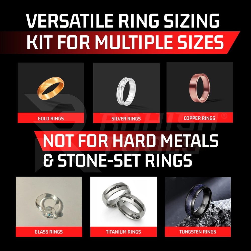RAHISH TOOLS Ring Stretcher with Mandrel & Nylon Base - Professional Grey