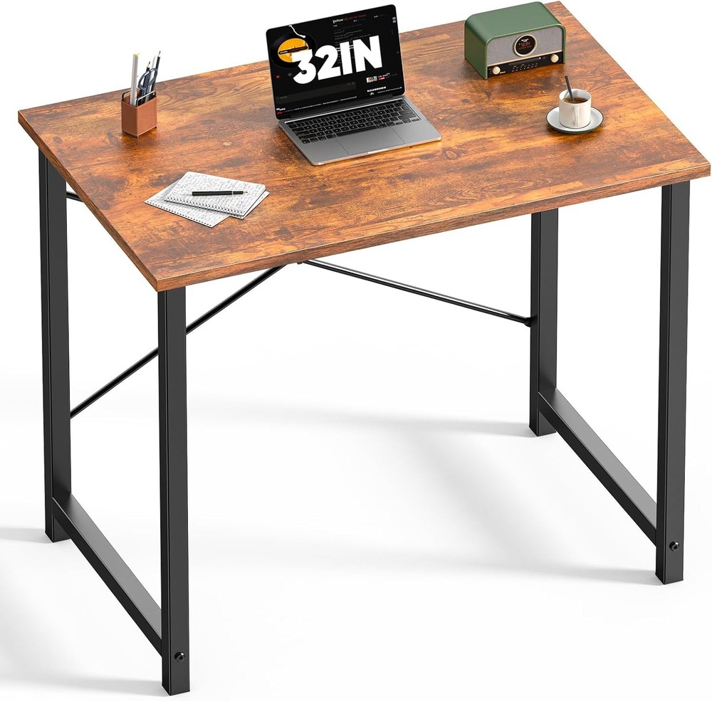 32 in Small Computer Desk for Home Office Modern Study Work Table Simple Style