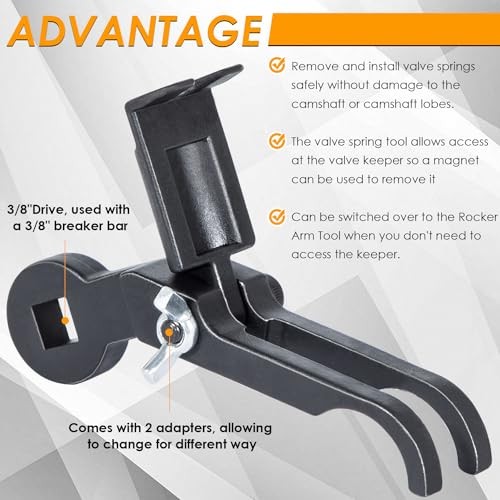 Rocker Arm Remover Installer & Valve Spring Compressor Tool for Chrysler,