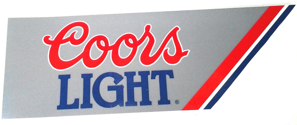 COORS LIGHT Novelty Bumper Sticker