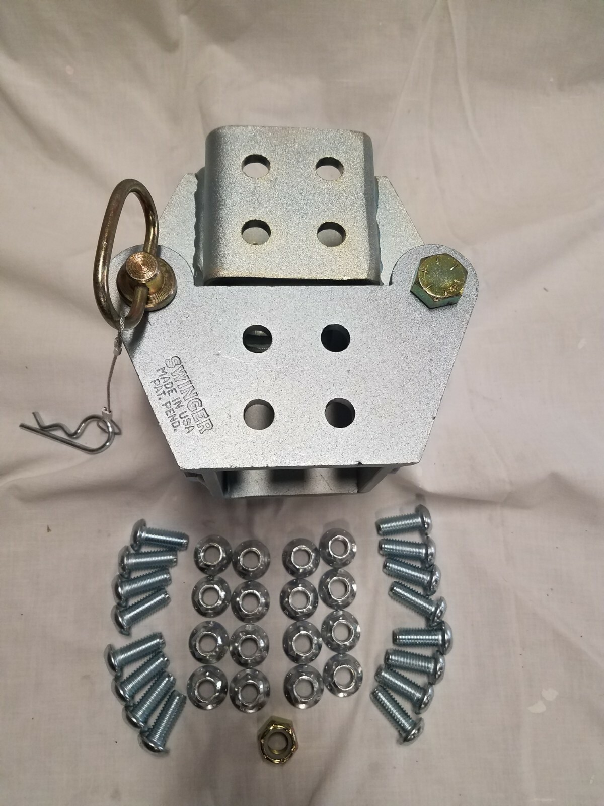 TTROY fold away hinge kit 3x3 zinc plated made in the USA