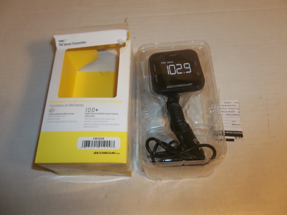 Scosche FMTD3R Universal Digital FM Transmitter,Black