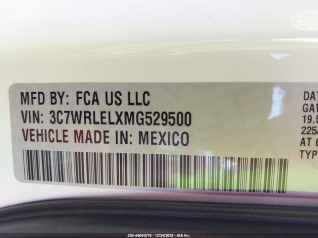 2021 RAM 2500 3500 4500 5500 BCM BODY CONTROL MODULE 68482884AC