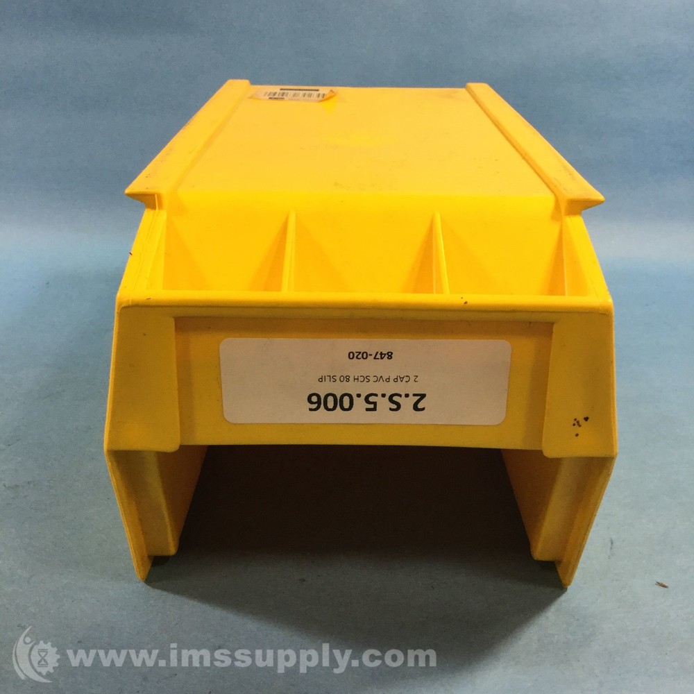 Integrated Plastics 30230 Plastic Stacking Hanging Bin, Yellow USIP