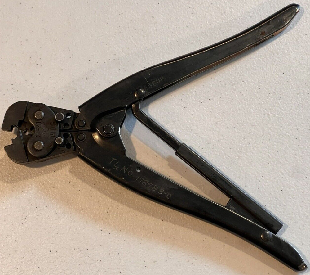 AMP Tyco 69606 Hand Crimp Tool 24-20 C PIDG