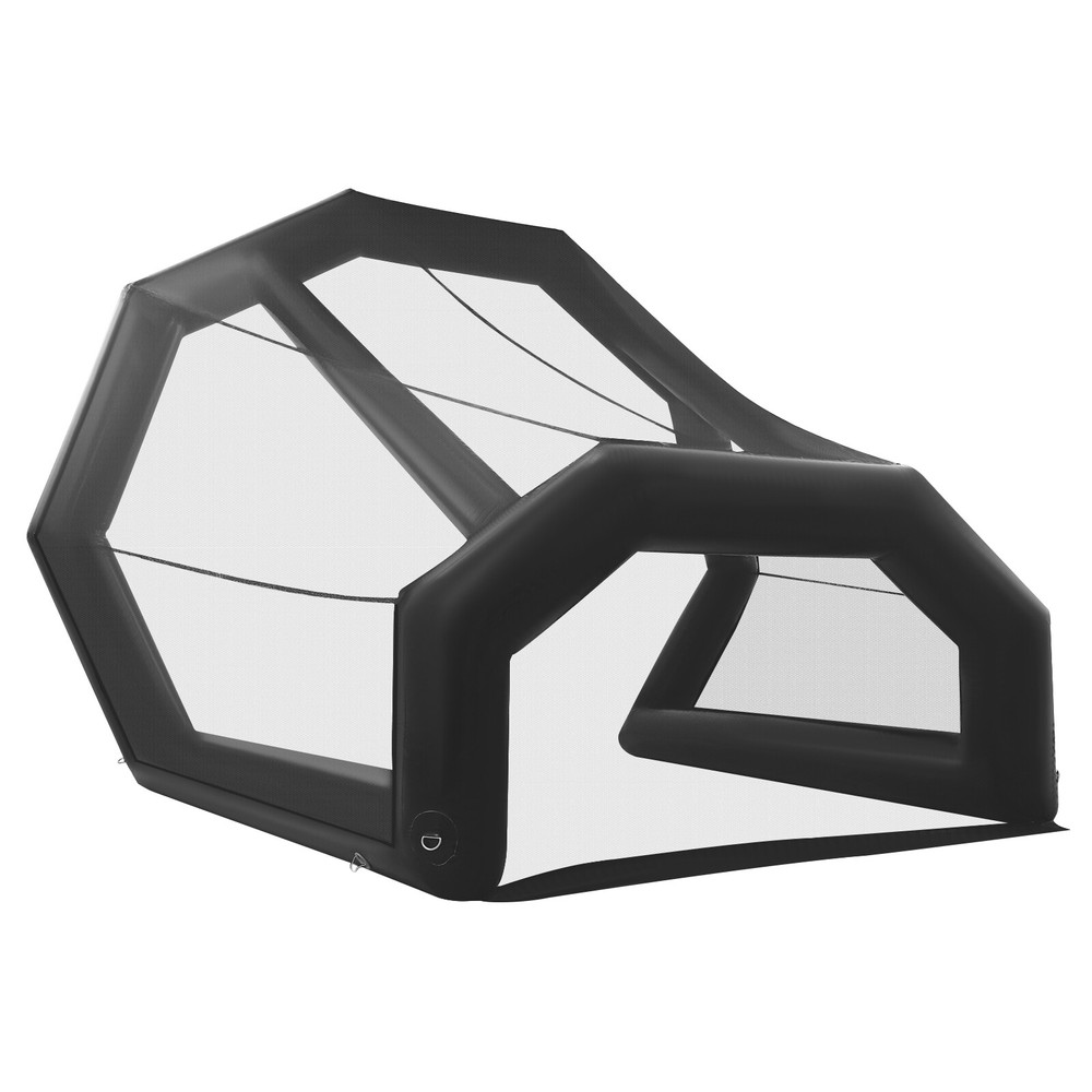 Golf Practice Swing Simulator Net Cage Inflatable Golf Practice Net Cage& Blower