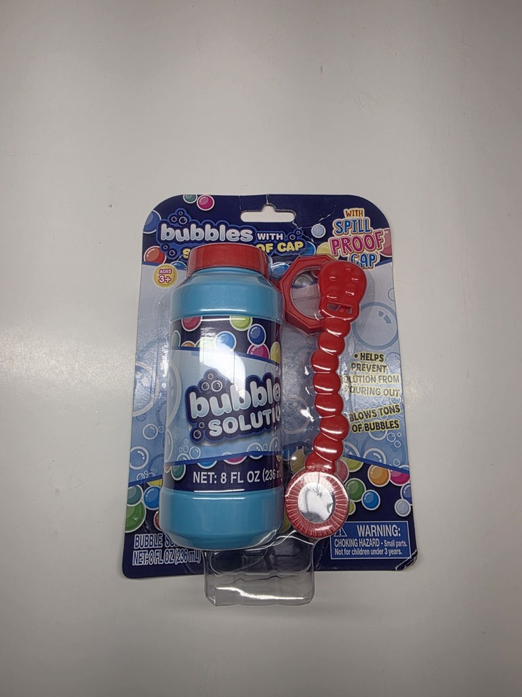 Bubbles with Spill Proof Cap And Wand 8oz
