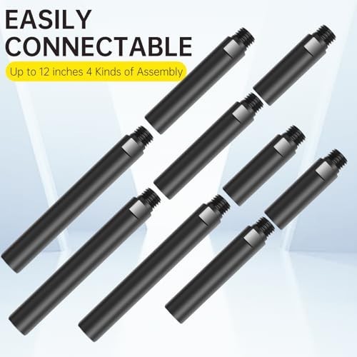 Angle Grinder Attachment Kit - 3 Extension Rods, Flange Nut Sets & Spanner Wrenc