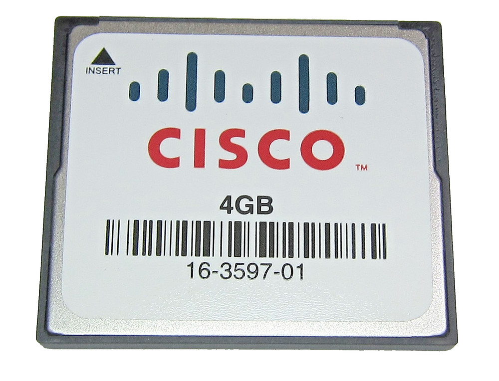 Genuine 4GB Cisco 16-3597-01 Compact Flash Memory Module for Cisco PRP-3