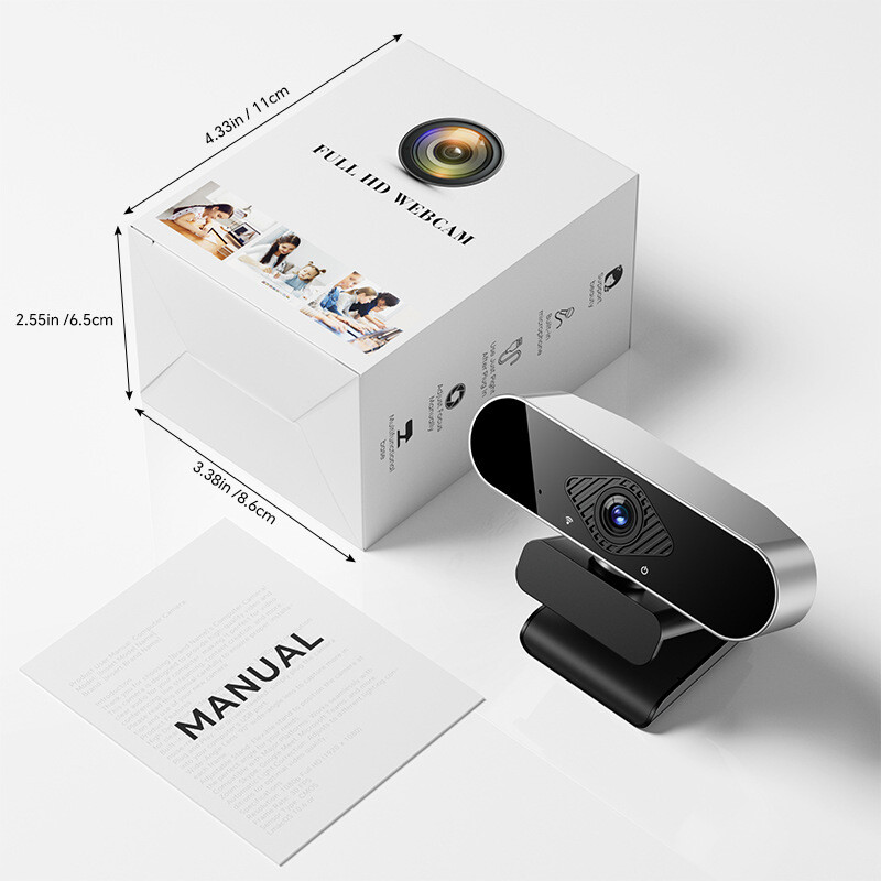 1080P Full HD USB Webcam for PC Desktop,Laptop Web Camera with Microphone Lot