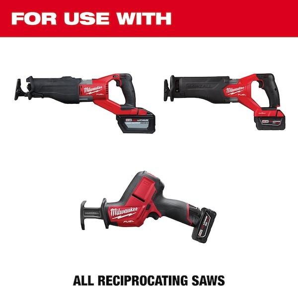 Milwaukee Tool 49-22-1216 Sawzall Metal Cutting Bi-Metal Reciprocating Blade