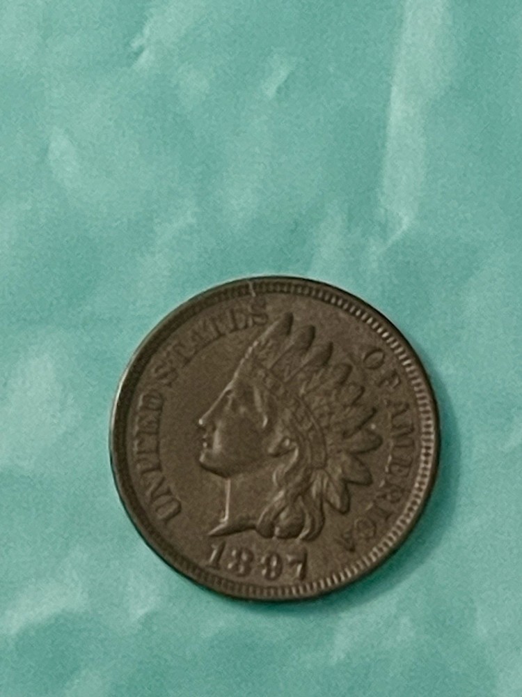 1897 Indian Head Cent 1c High Grade 🔥 VF 🔥