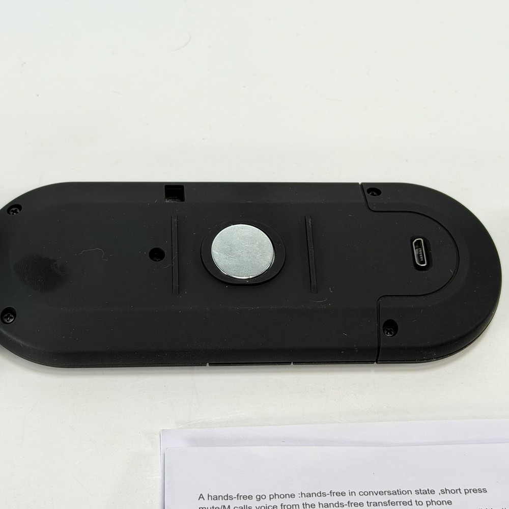 Bluetooth 4.1 Handsfree Car Kit Sun Visor Speakerphone Multipoint Wireless Auto