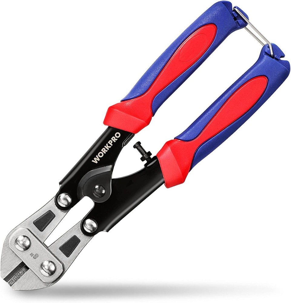 8-Inch Spring Loaded Cable Cutter - Lightweight Mini Snips with Ergonomic Handle